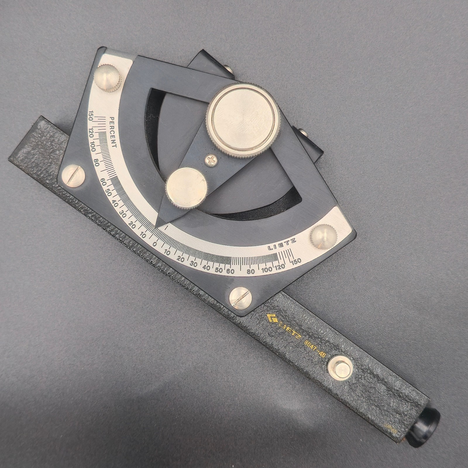 Lietz 8047-45 Abney Level Clinometer Hand Level Surveying Tool w/ Case Japan