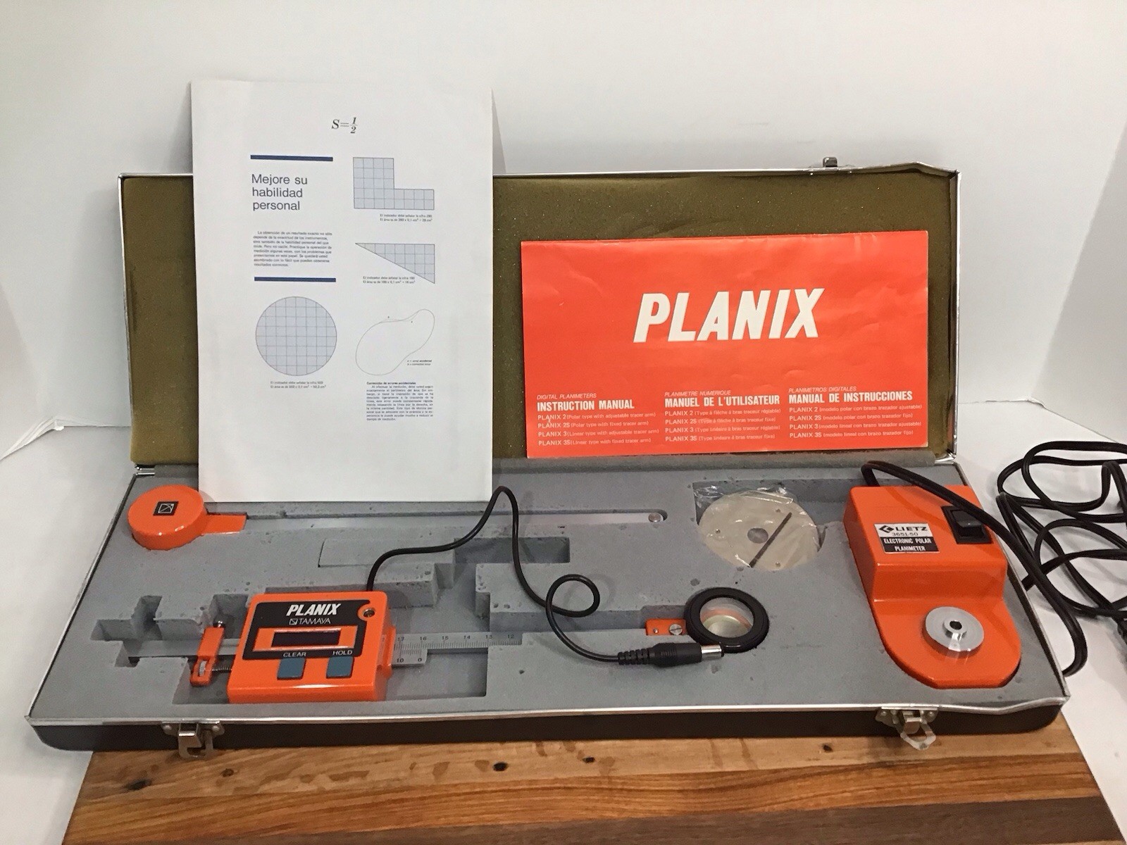 TAMAYA Planix 2 Planimeter Area Line Meter Digital Tool Rare From Japan