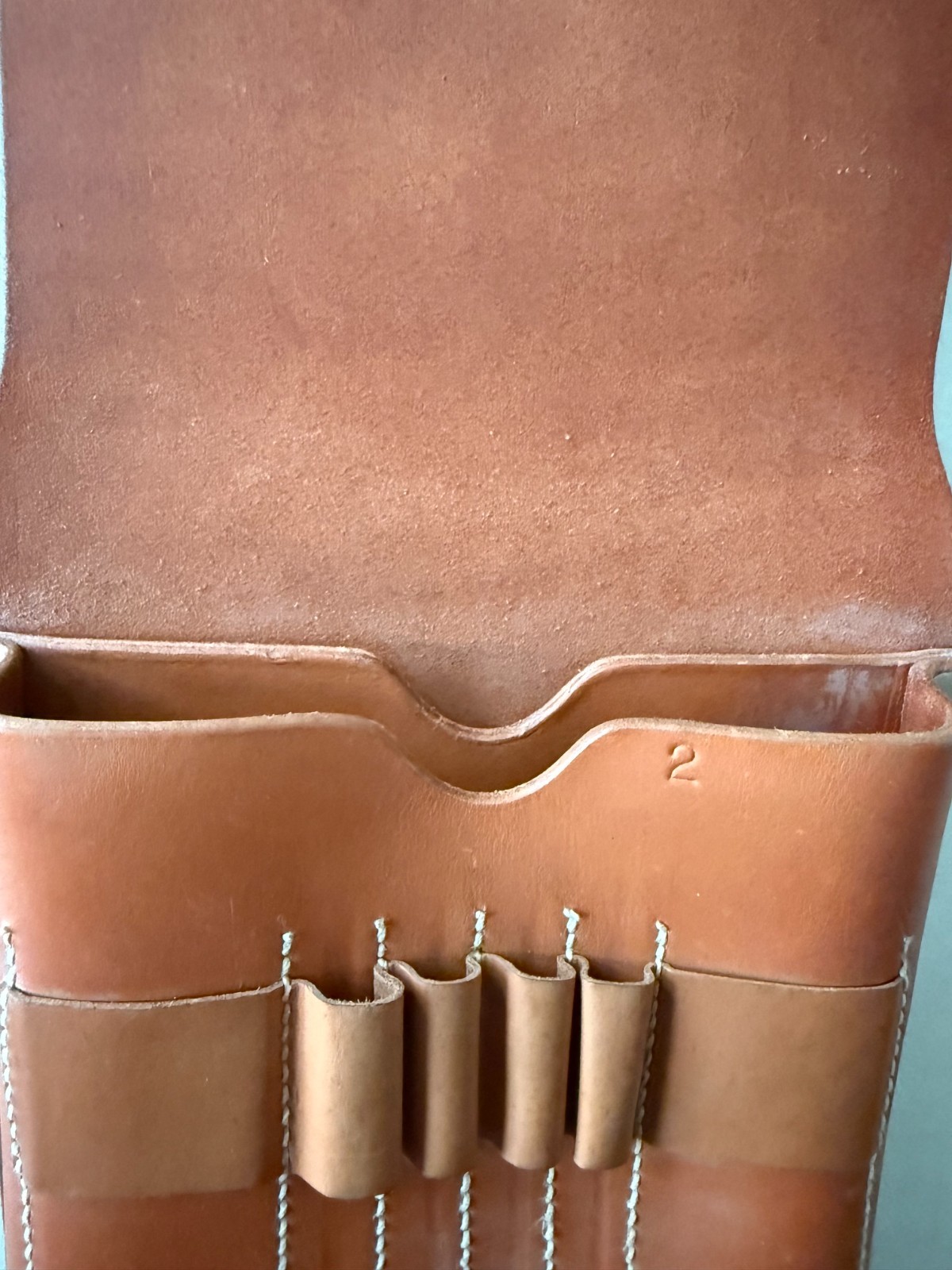 Gfeller Large Leather Field Case Geologist Belt Shoulder Pouch
