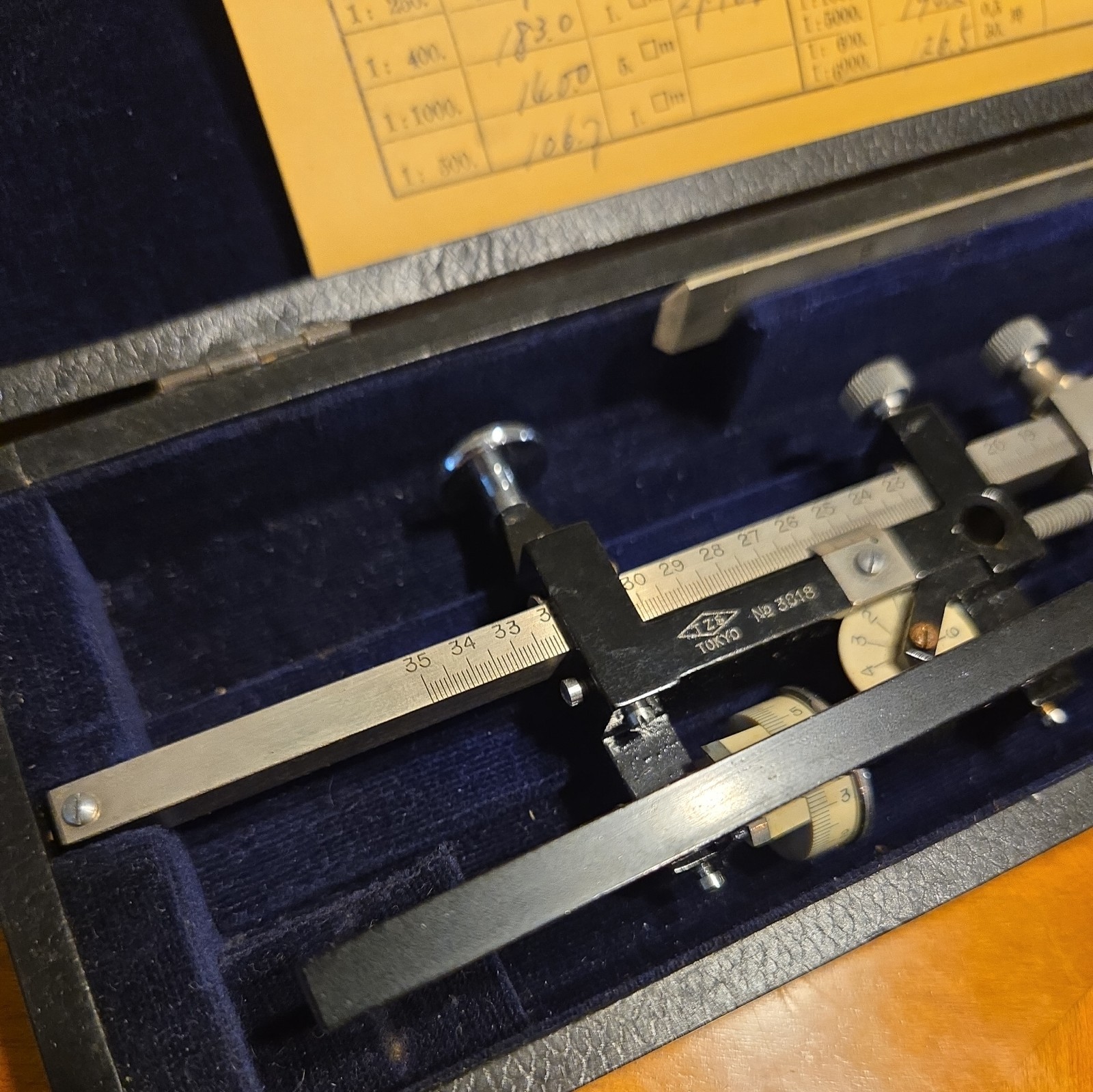 TAMAYA VINTAGE POLAR COMPENSATING PLANIMETER. JAPAN. No 3818