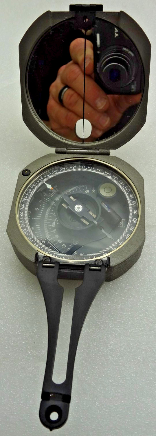 Brunton Classic Pocket Transit Compass KIT w/Leather Case Tripod Manual Surveyor