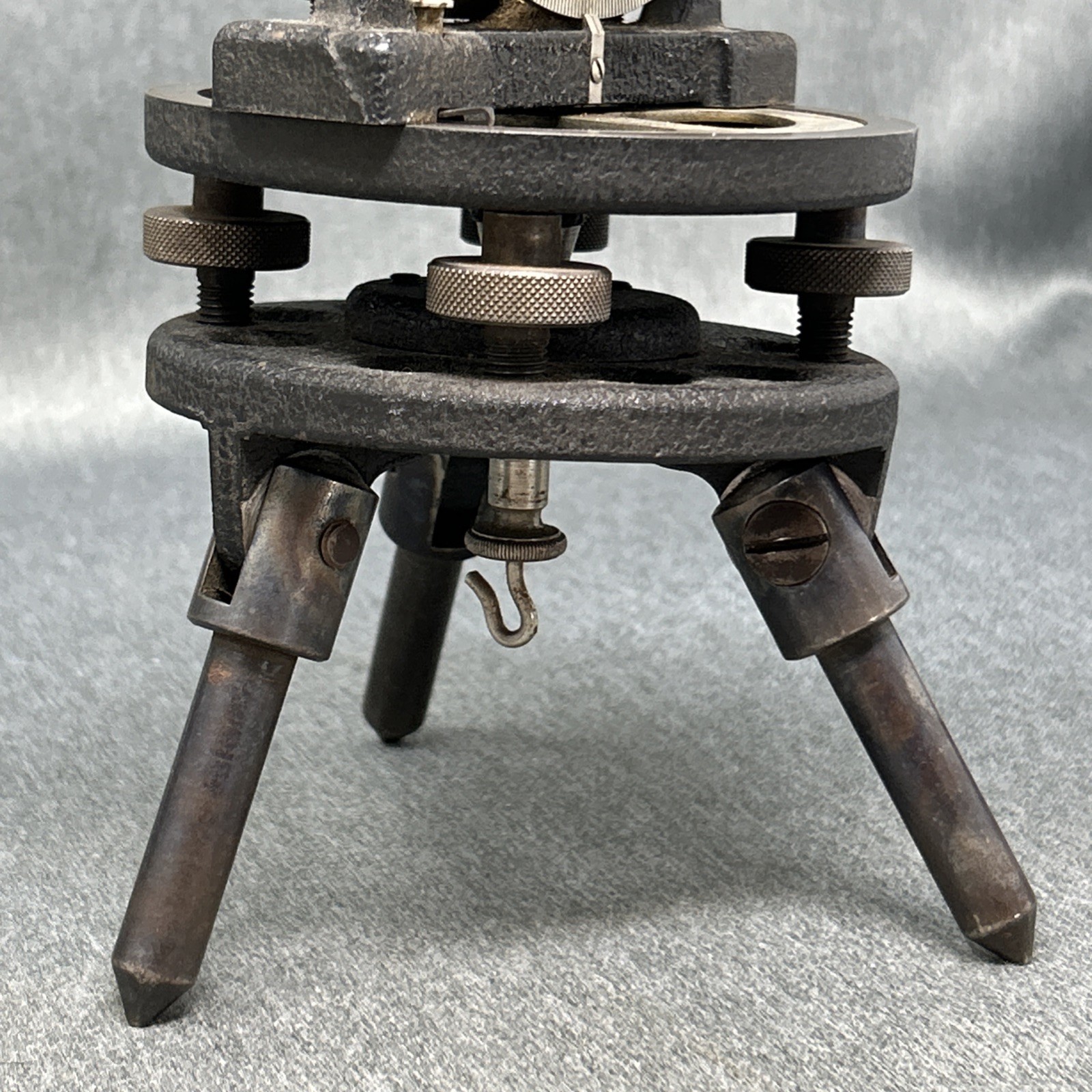 Vintage Starrett Surveying Transit Level Instrument Antique Scope Tripod