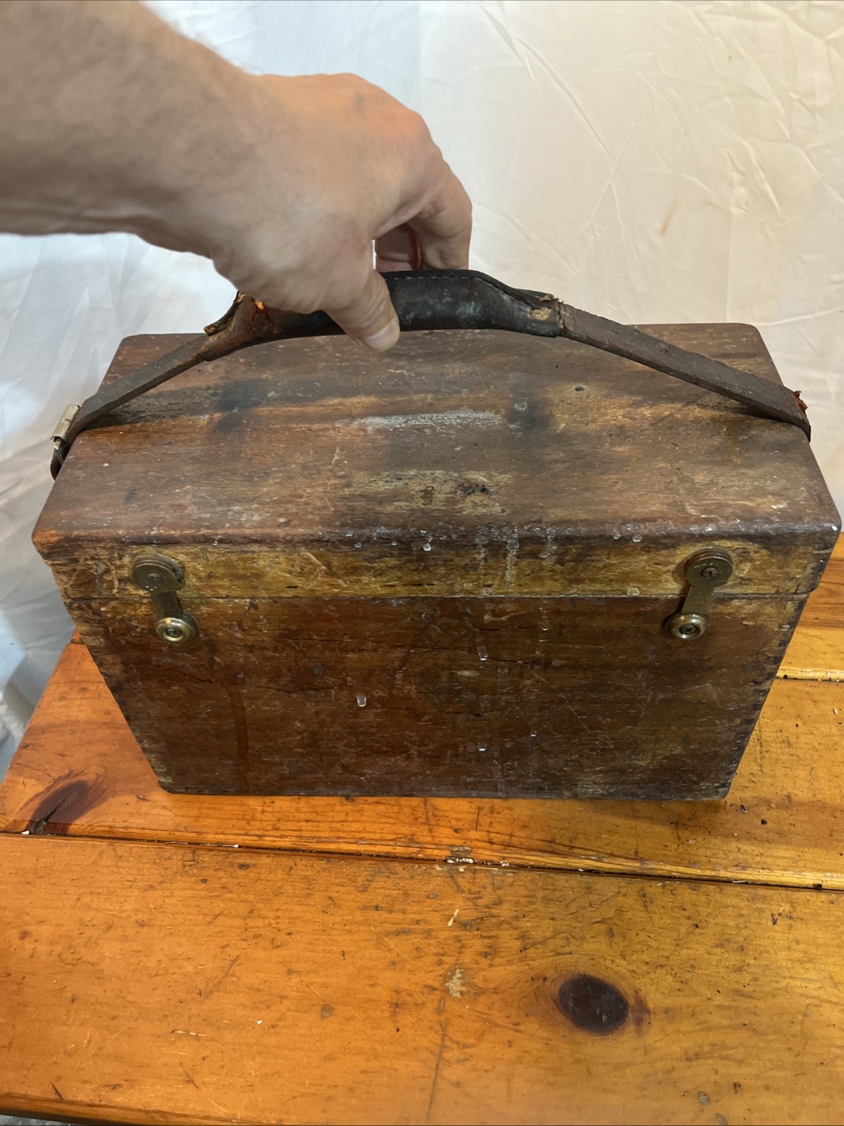 CL Berger & Sons Boston Mass Survey Transit Level #3080 +Original Wood Box Great