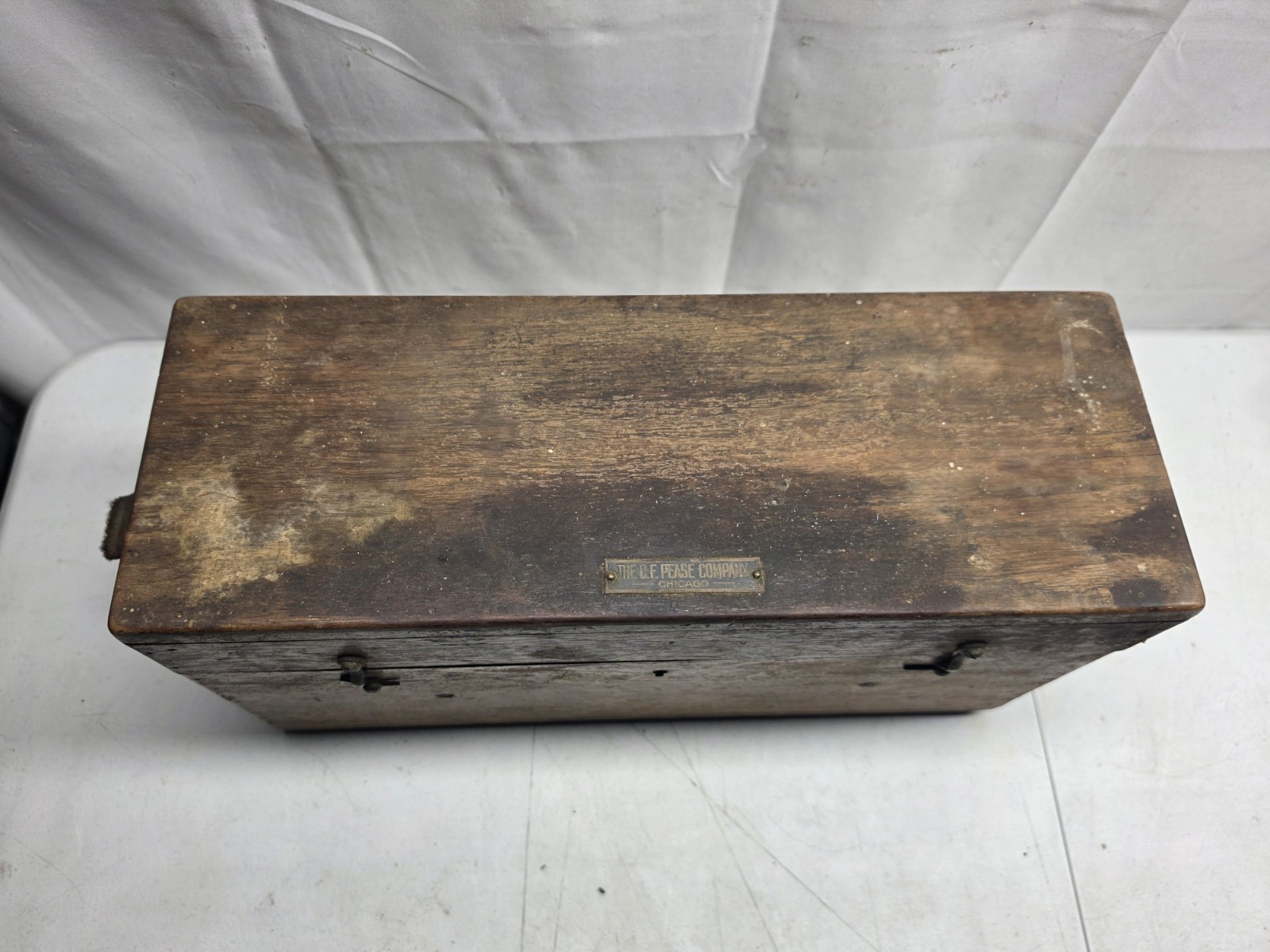 Antique BUFF & BUFF Brass Transit. Wood Box Survey Tool Surveyor