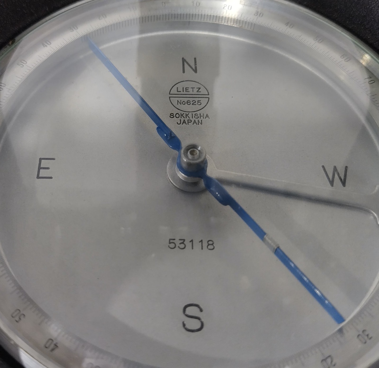 Lietz No. 625 Sokkisha Transit Compass w/Original Box Vintage Late 1960s 53118