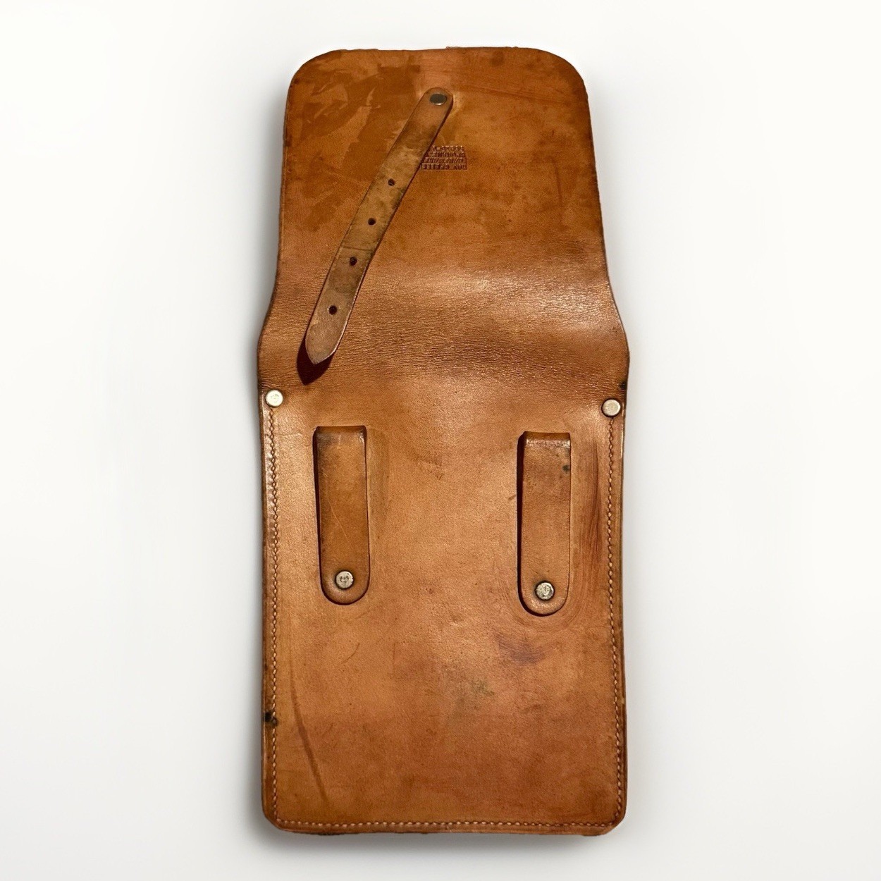 Vintage Roy Gfeller Casemaker Leather Geologist Map Field Case Pen Notebook Case