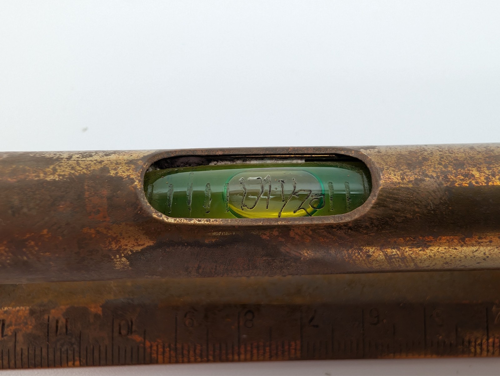 Decorative Brass Spirit Level Vintage Style London Esq Inlaid Wooden Gift Box