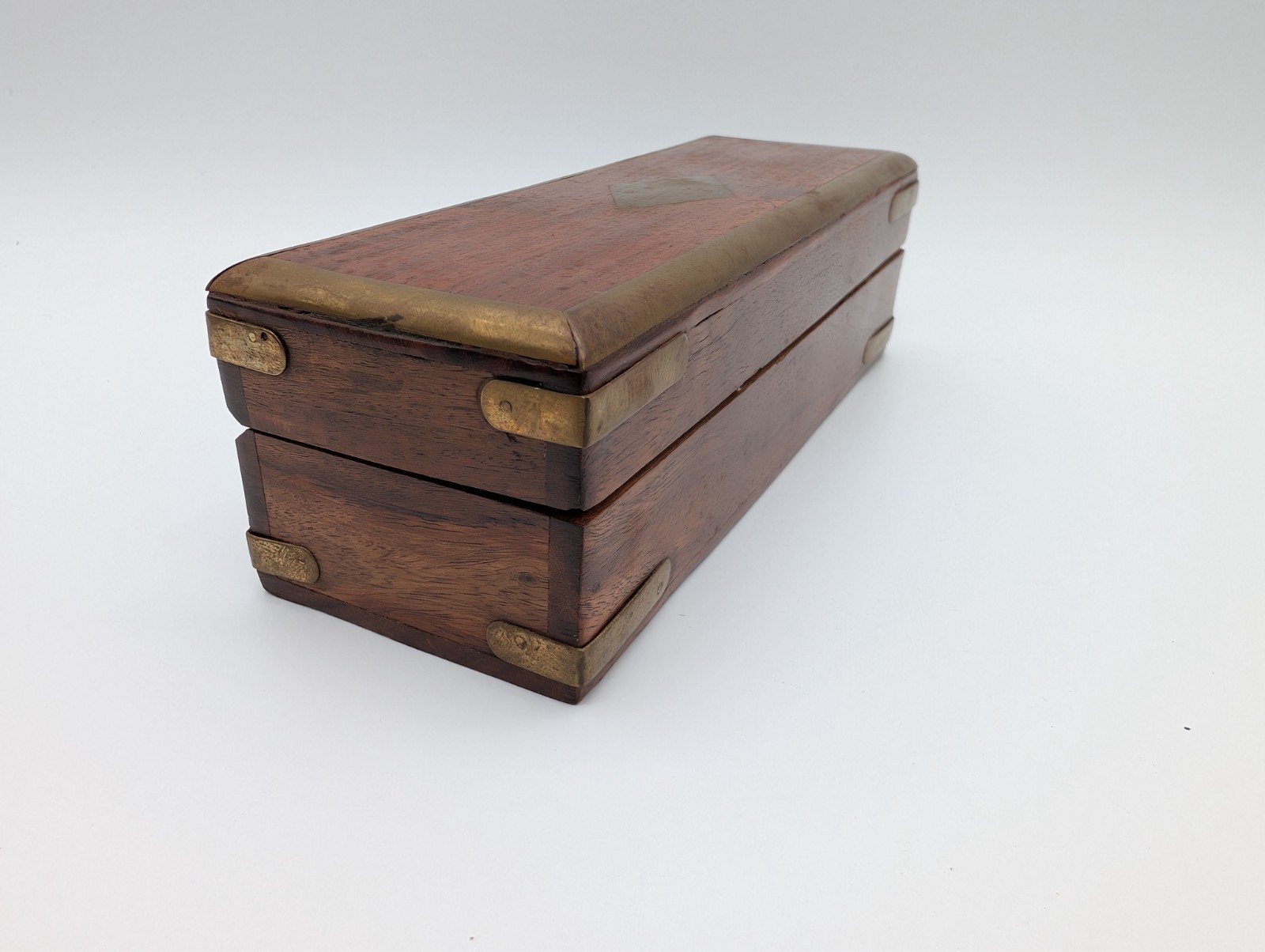 Decorative Brass Spirit Level Vintage Style London Esq Inlaid Wooden Gift Box