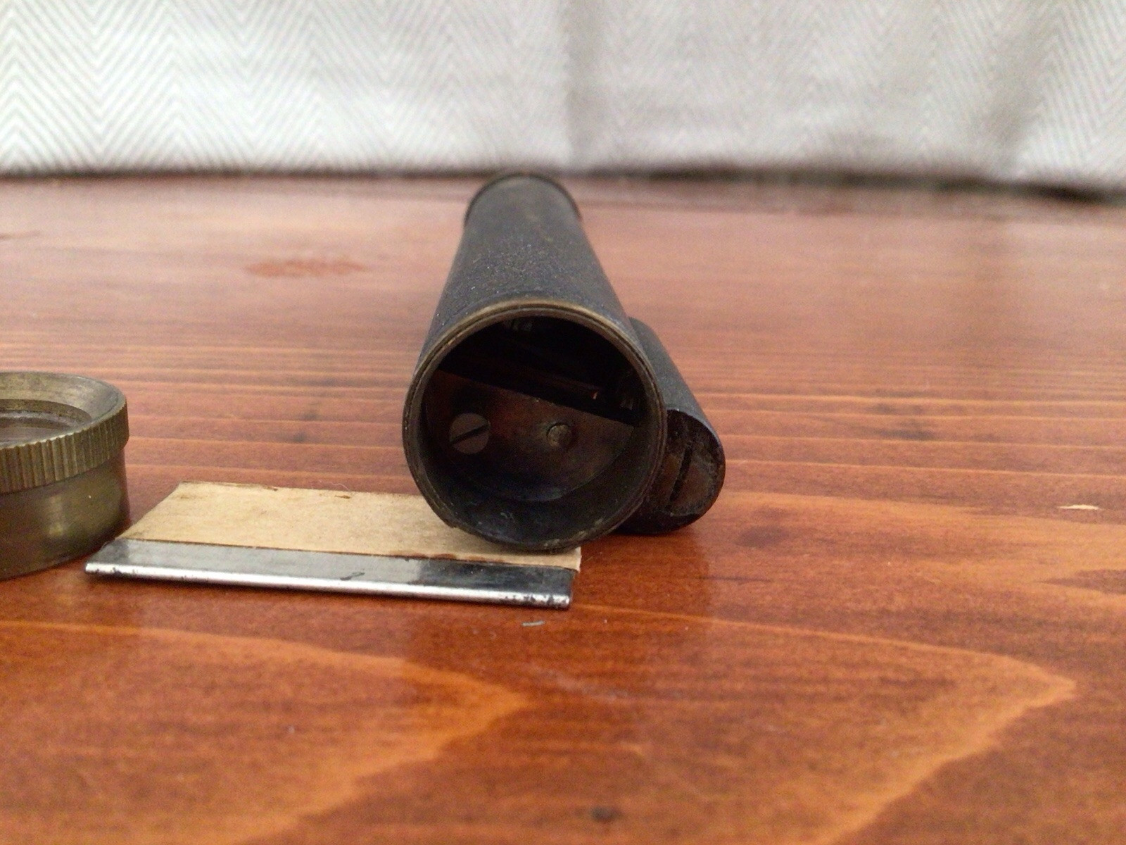 Vintage Lietz Engineer’s hand-held sight Level with Leather case