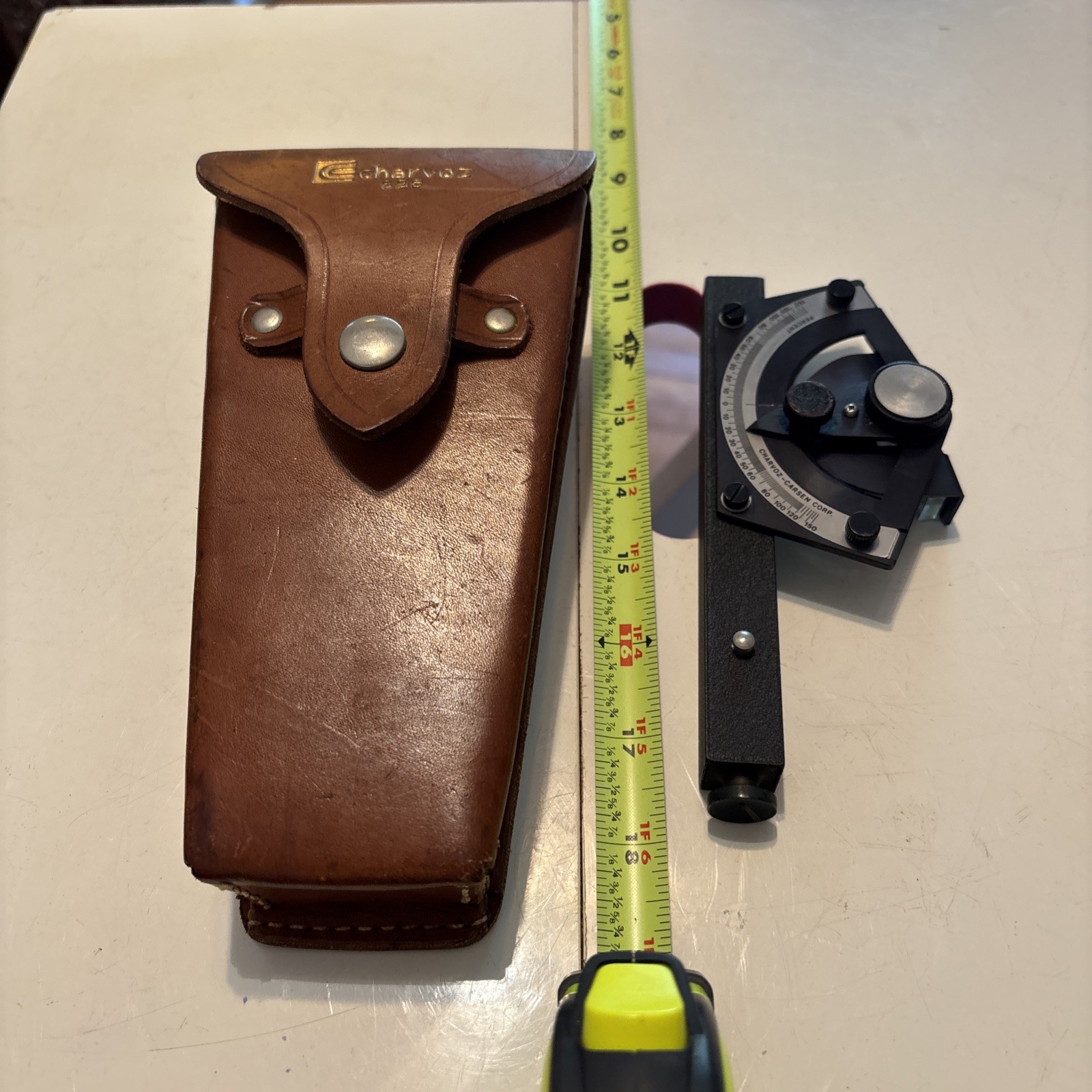 Vintage Charvoz Carsen peep sight level Plotting Instrument Japan 625