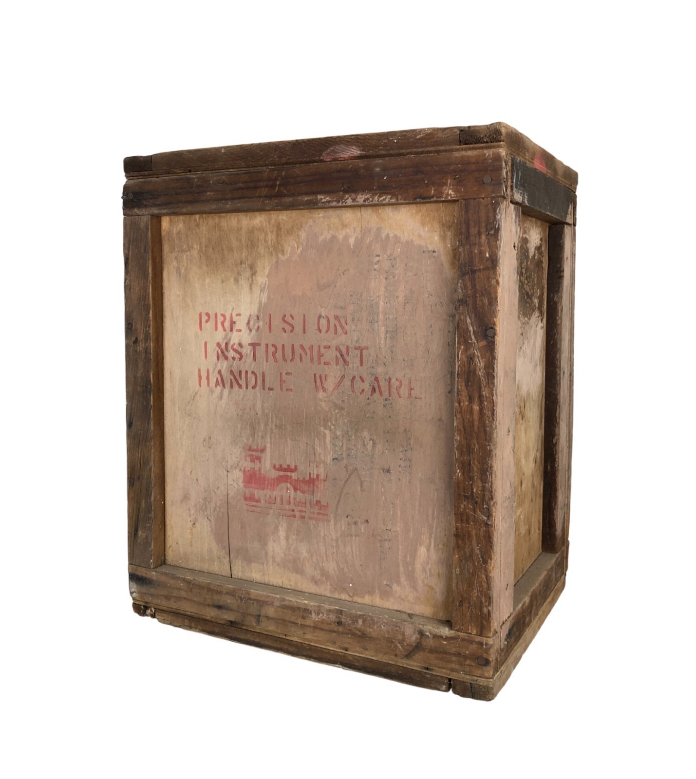 Vintage Wooden Box Only for Military Engineer Surveying Transit 16 x 12 x 20″