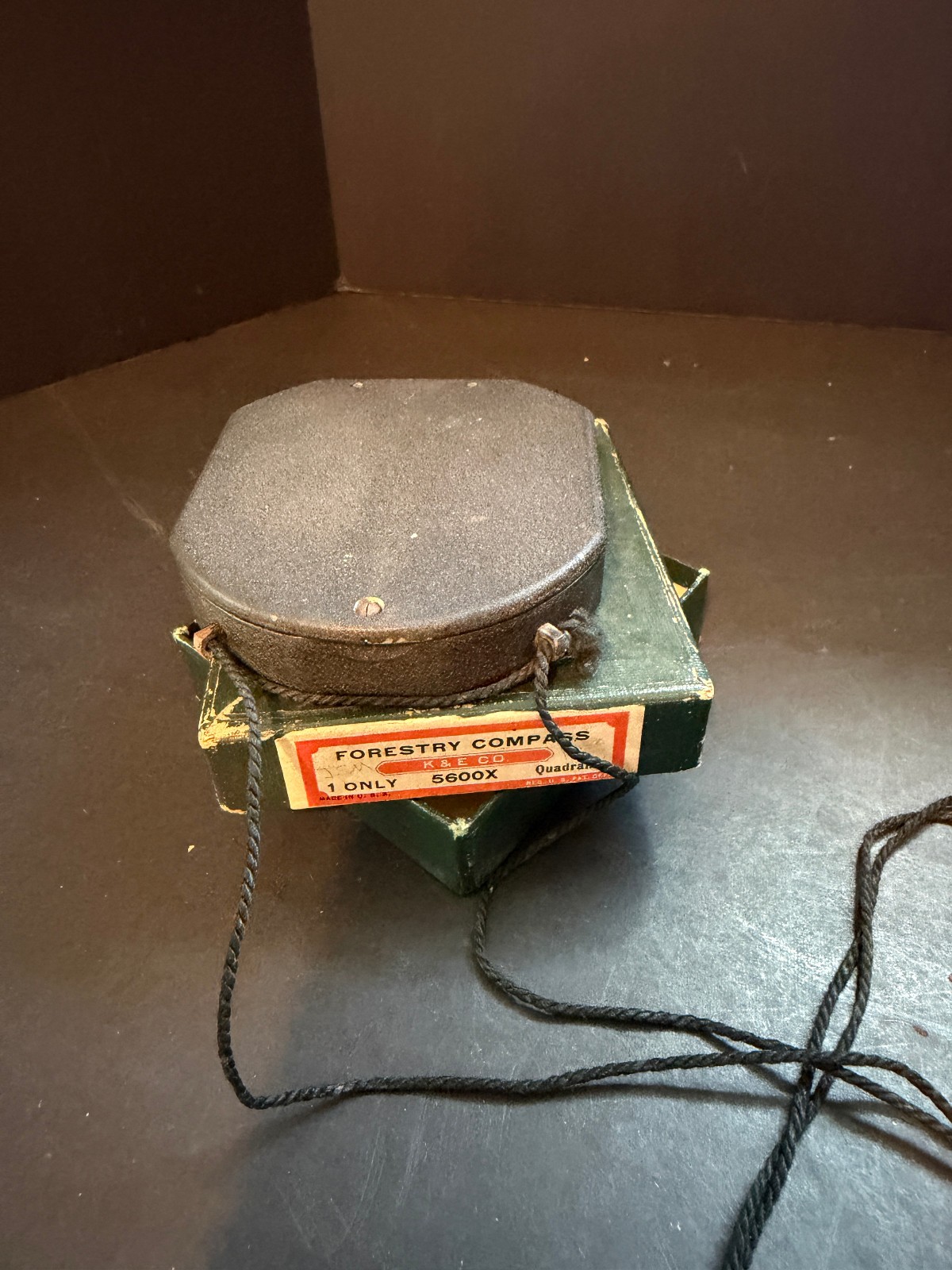 Vintage Keuffel & Esser Forestry Compass 5600X w/ Case – Survey Compass Untested