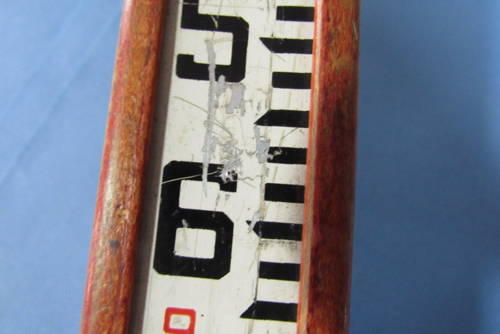 Vintage John Woods Survey Grade Rod Staff Measuring Stick 2 Slide Section 13.3′