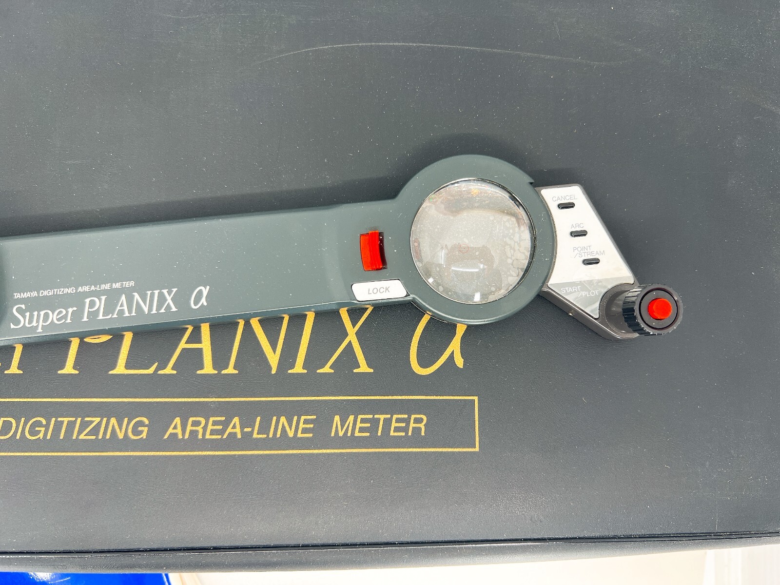 TAMAYA Super PLANIX α Alpha Area Line Digital PLANIMETER Tool Rare USED No Box