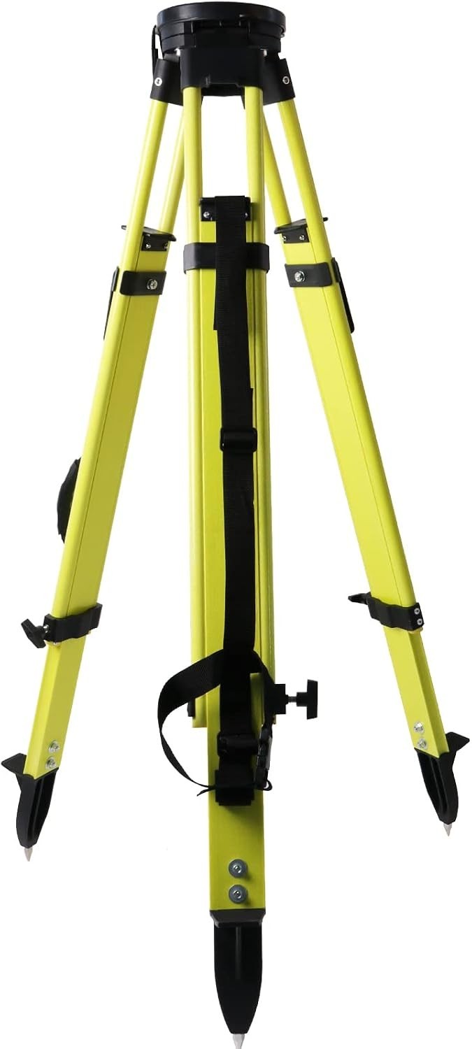 Lightweight 72” Fiberglass Surveying Tripod – Portable with Strong Stability