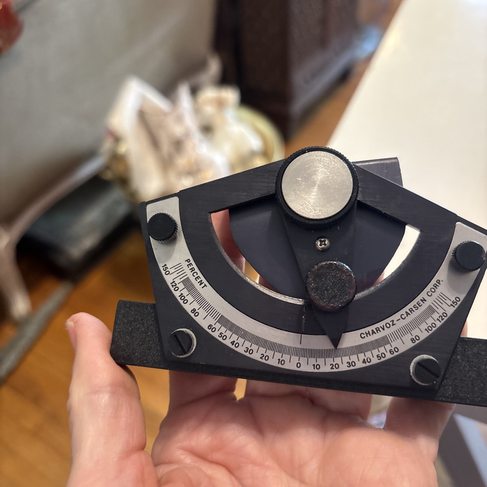 Vintage Charvoz Carsen peep sight level Plotting Instrument Japan 625