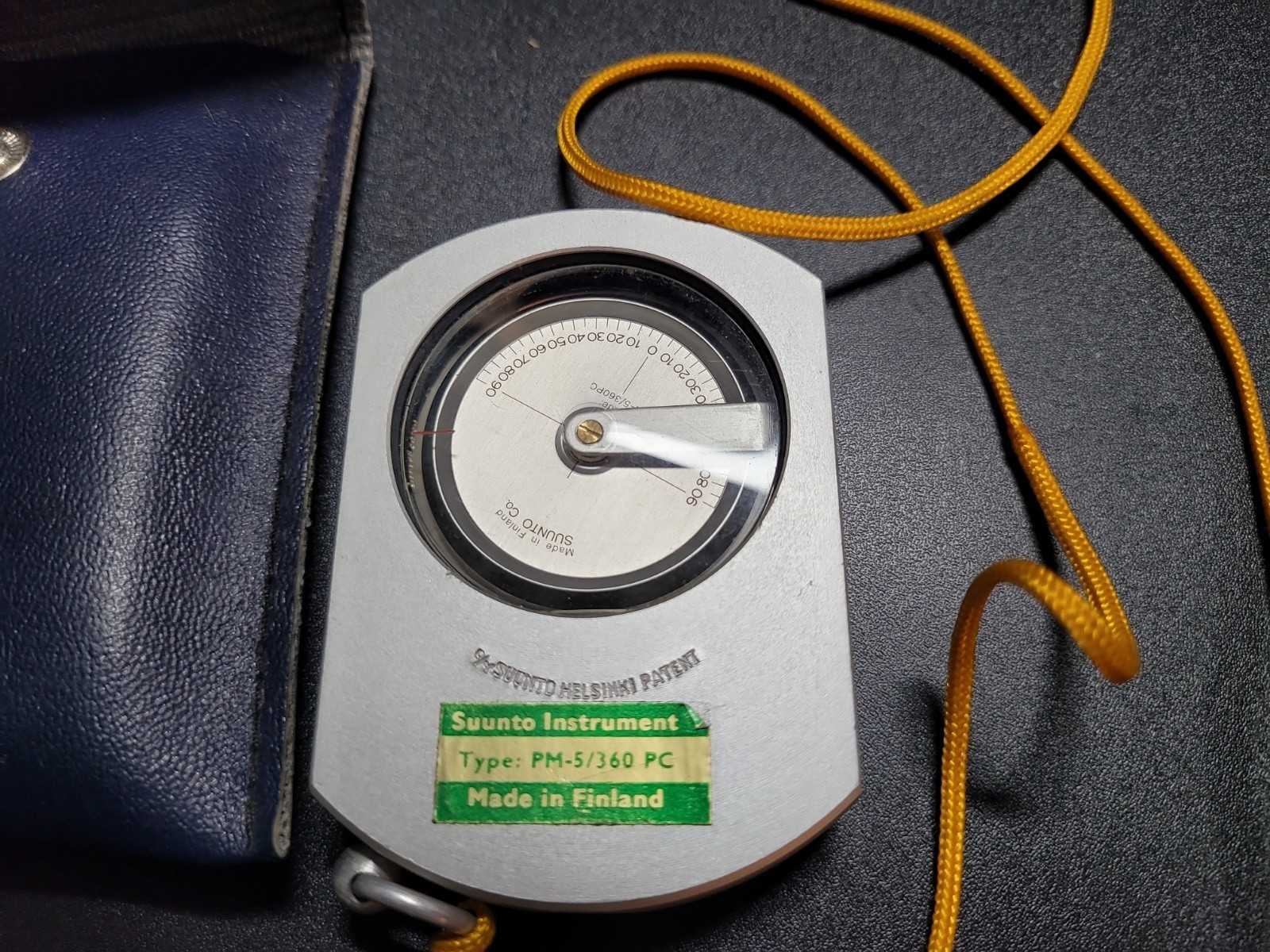 Suunto PM-5/360 PC Precision Clinometer Finland EUC W/ Case