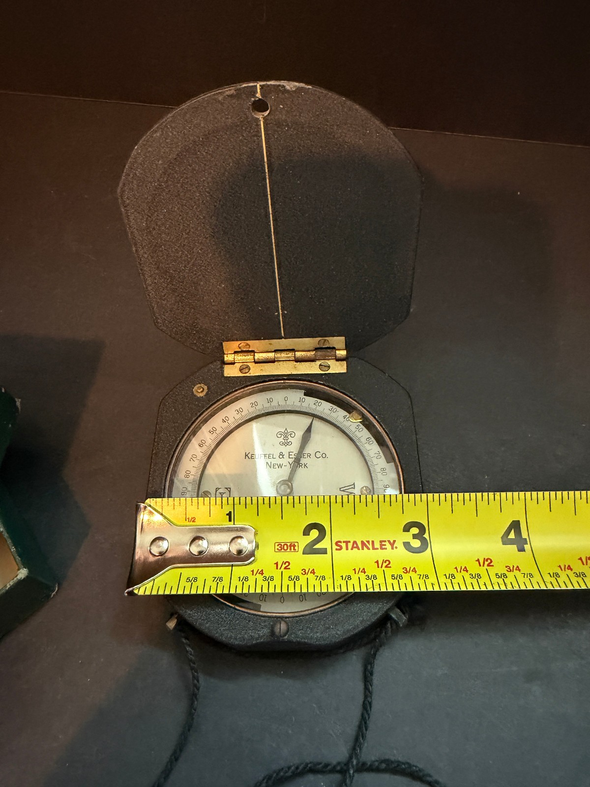 Vintage Keuffel & Esser Forestry Compass 5600X w/ Case – Survey Compass Untested
