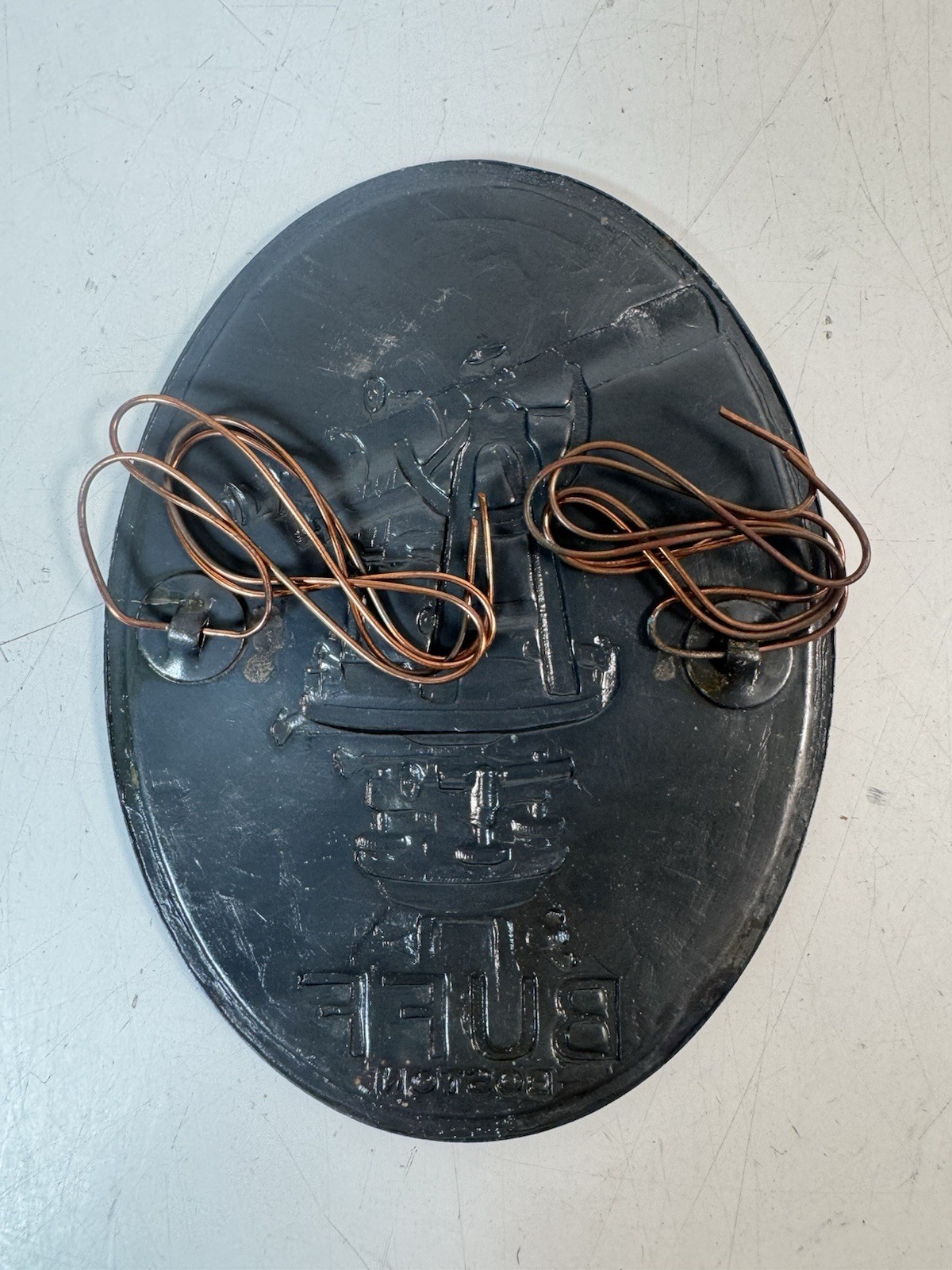 1930 Buff & Buff Surveying Transit Face Plate w/ Original Letter