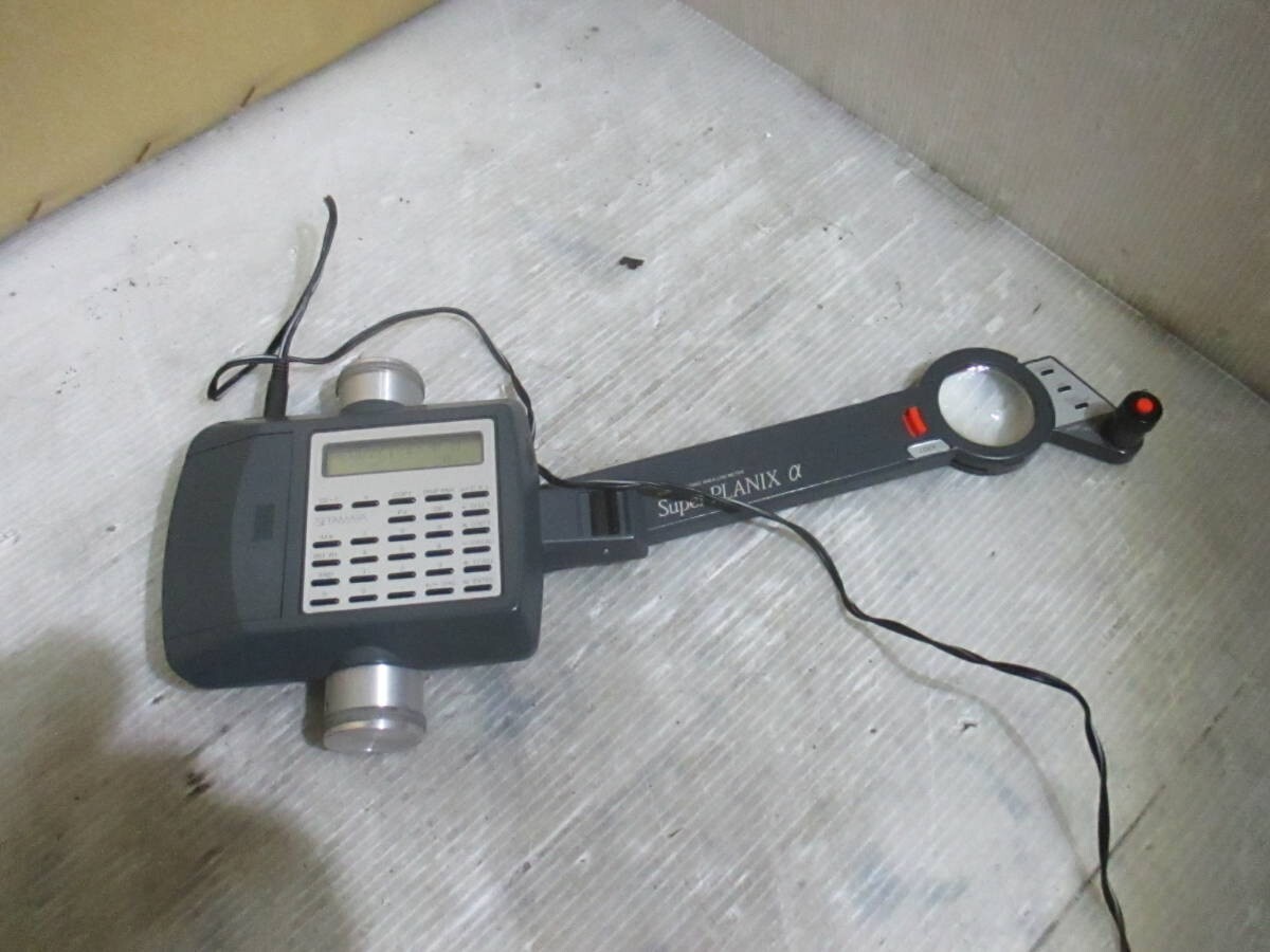 TAMAYA Super PLANIX α Alpha Area Line Digital PLANIMETER Tool Rare USED No Box
