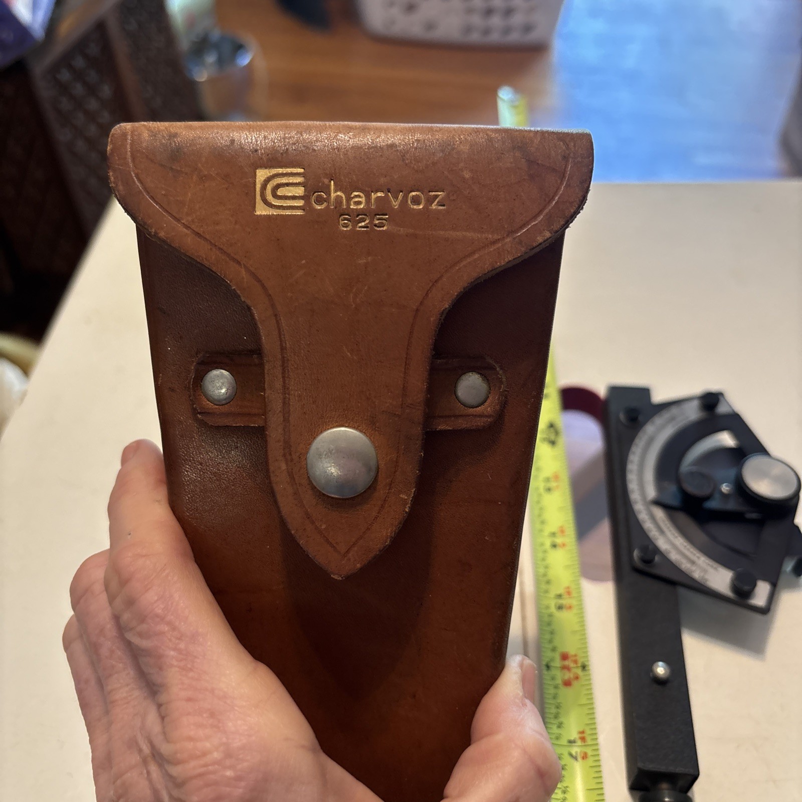 Vintage Charvoz Carsen peep sight level Plotting Instrument Japan 625