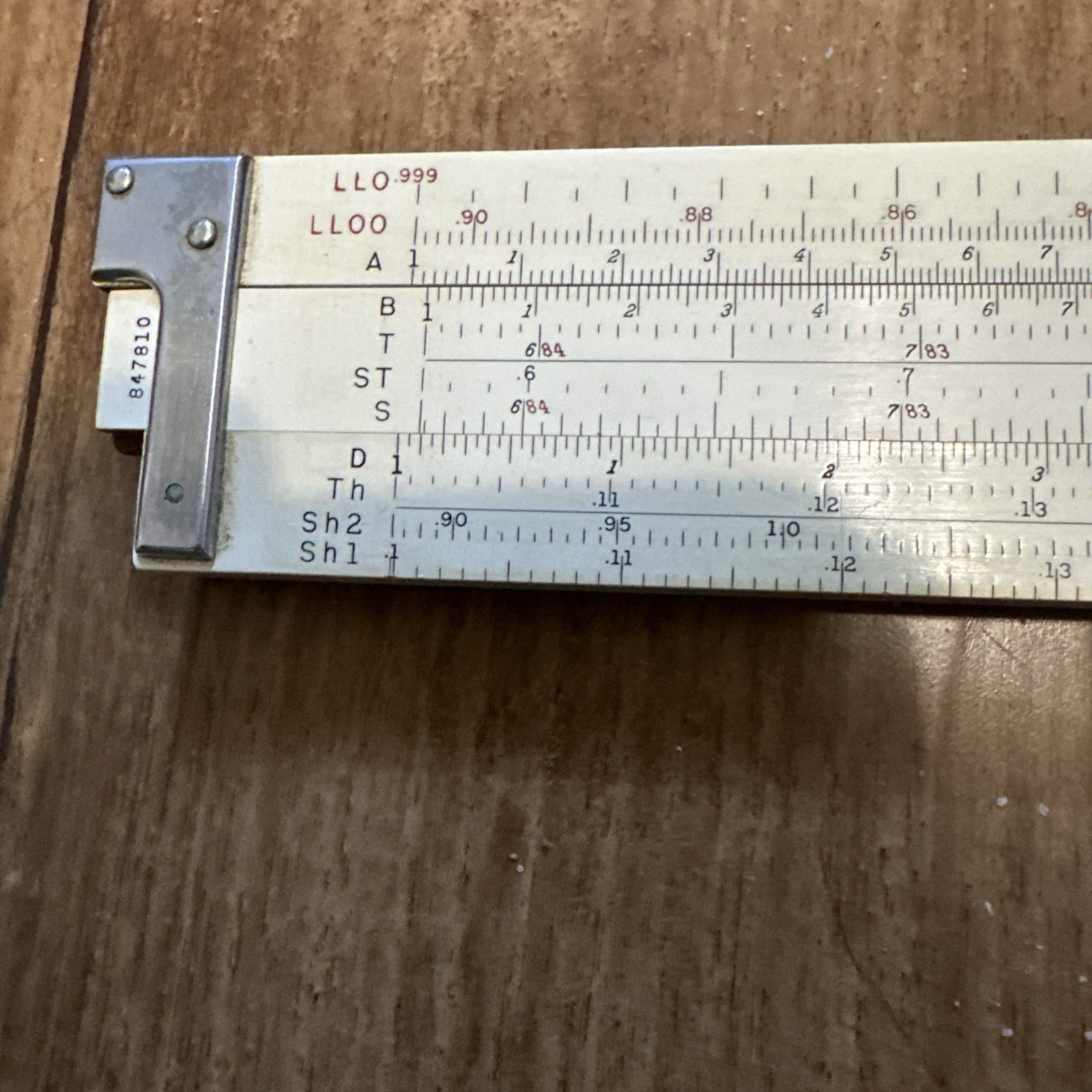 Rare Vintage Keuffel & Esser 4083-5 Mahogany 20” Slide Rule With Leather Case