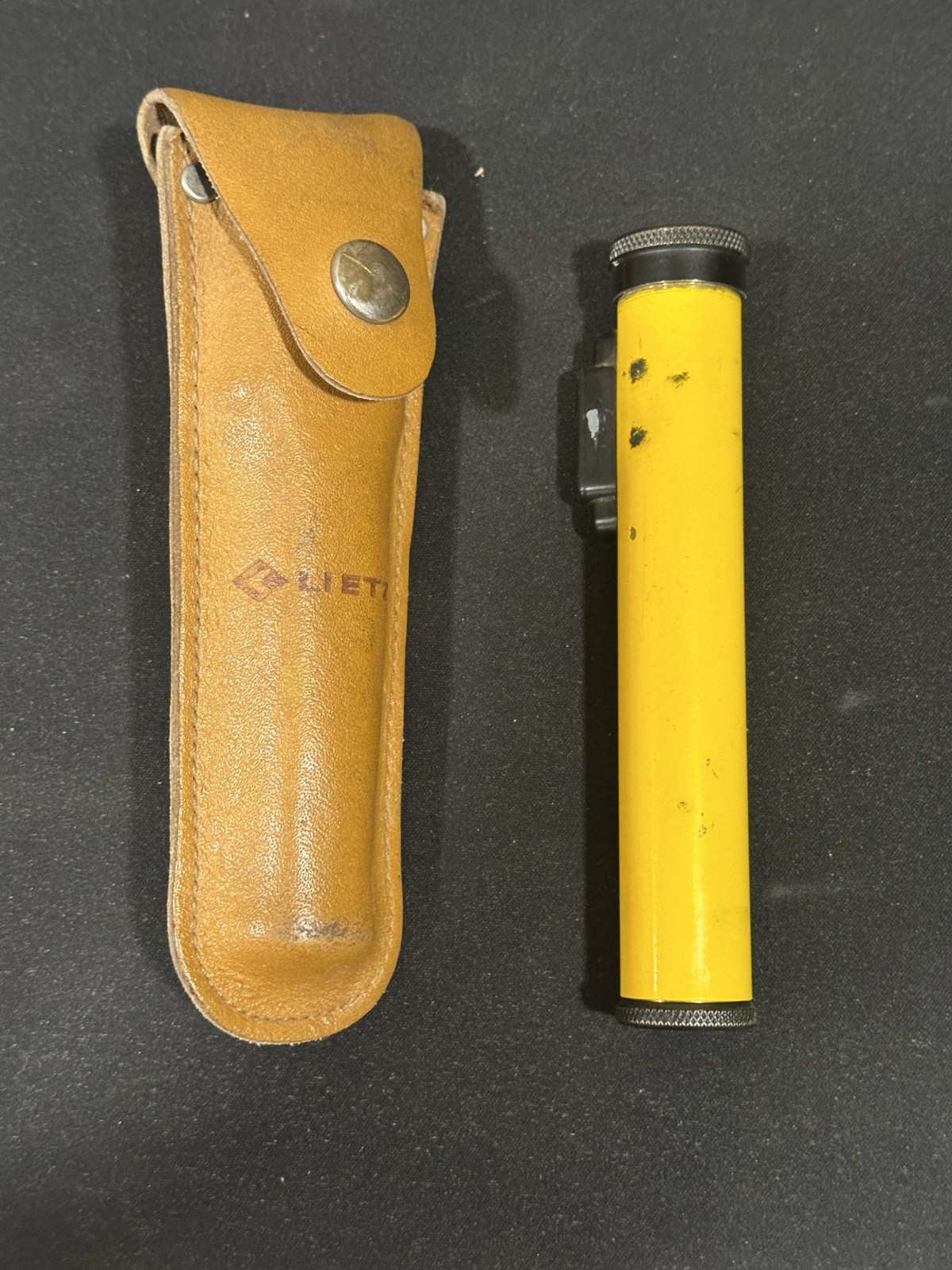 Vintage Lietz Hand Level w/ Leather Case, Keuffel & Esser Co., & unknown