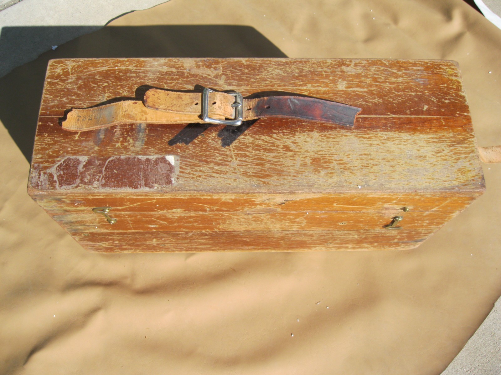Vintage Brunson Dumpy Level Model 45, Wood Case, Good condition, Works Properly