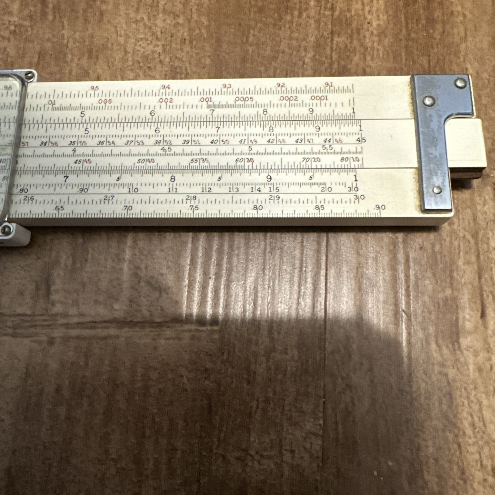 Rare Vintage Keuffel & Esser 4083-5 Mahogany 20” Slide Rule With Leather Case