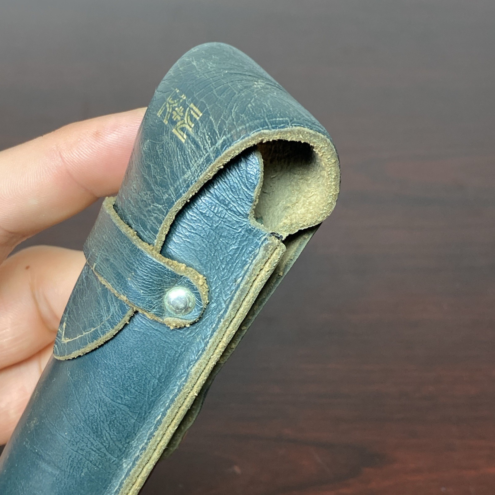 VTG K&E Keuffel & Esser Hand Held Bubble Level Surveyor Scope w/ Leather Case