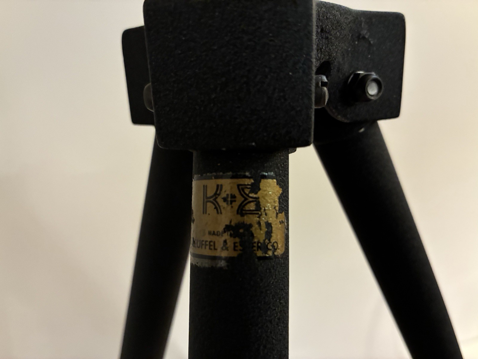 Keuffel & Esser Aluminum Tripod with Wooden Case