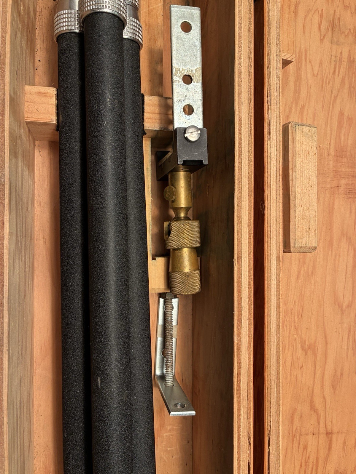 Keuffel & Esser Aluminum Tripod with Wooden Case