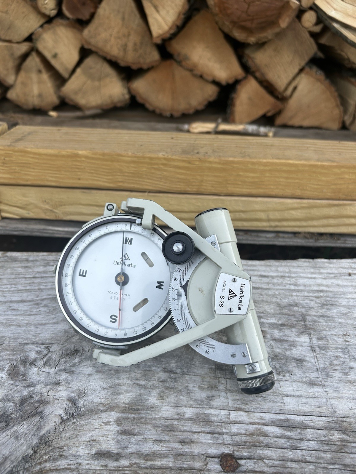 Ushikata Model S-28 Surveying Compass Made In Japan 🇯🇵
