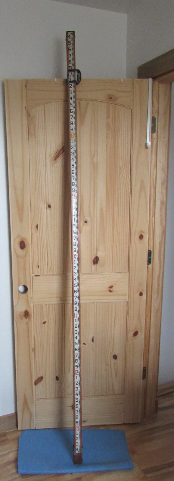 Vintage John Woods Survey Grade Rod Staff Measuring Stick 2 Slide Section 13.3′