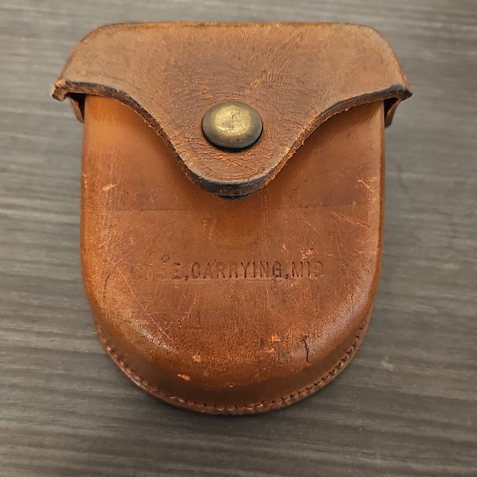 U.S. Military M2 Artillery Compass With M19 Leather Carrying Case