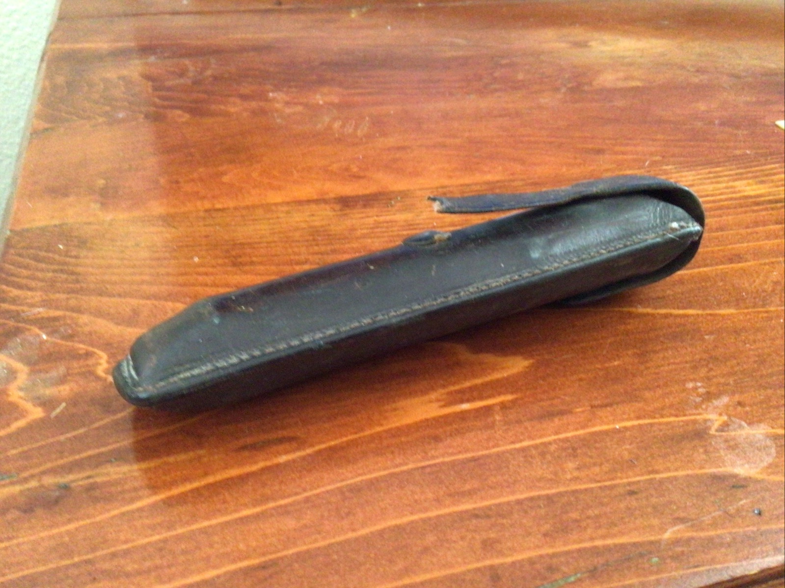 Vintage Lietz Engineer’s hand-held sight Level with Leather case