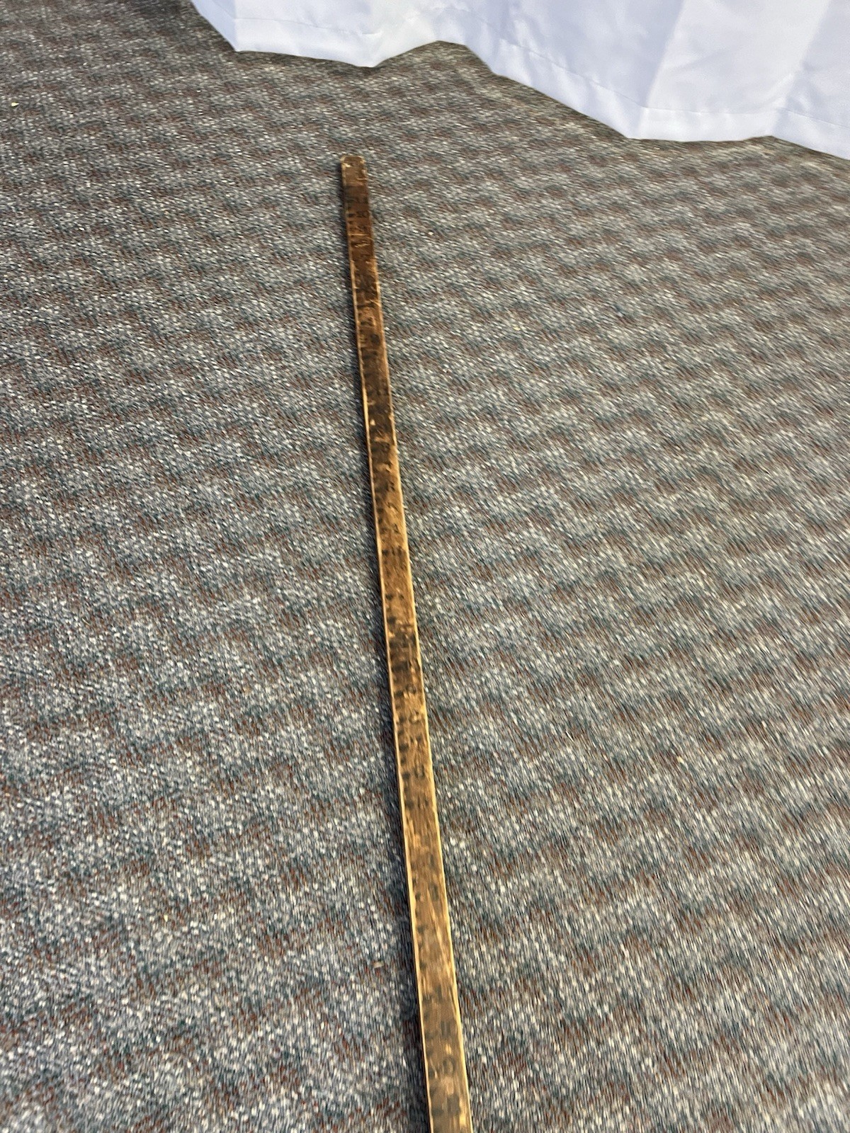 Vintage WOOD MEASURING STICK grade rod rule surveying level story pole Wall Art