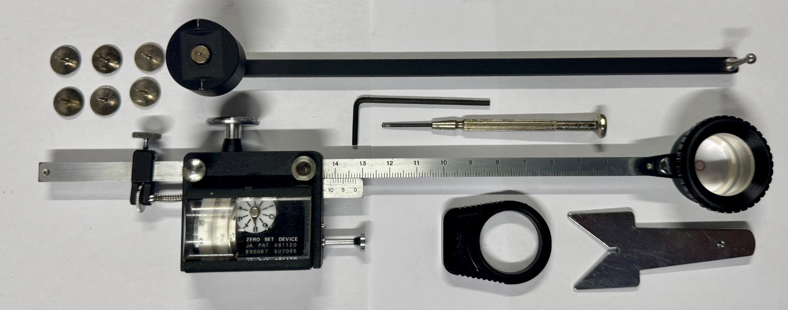 Polar Planimeter Compensating Zero Setting Japan Made KP-26/27 Manual_Fast Ship