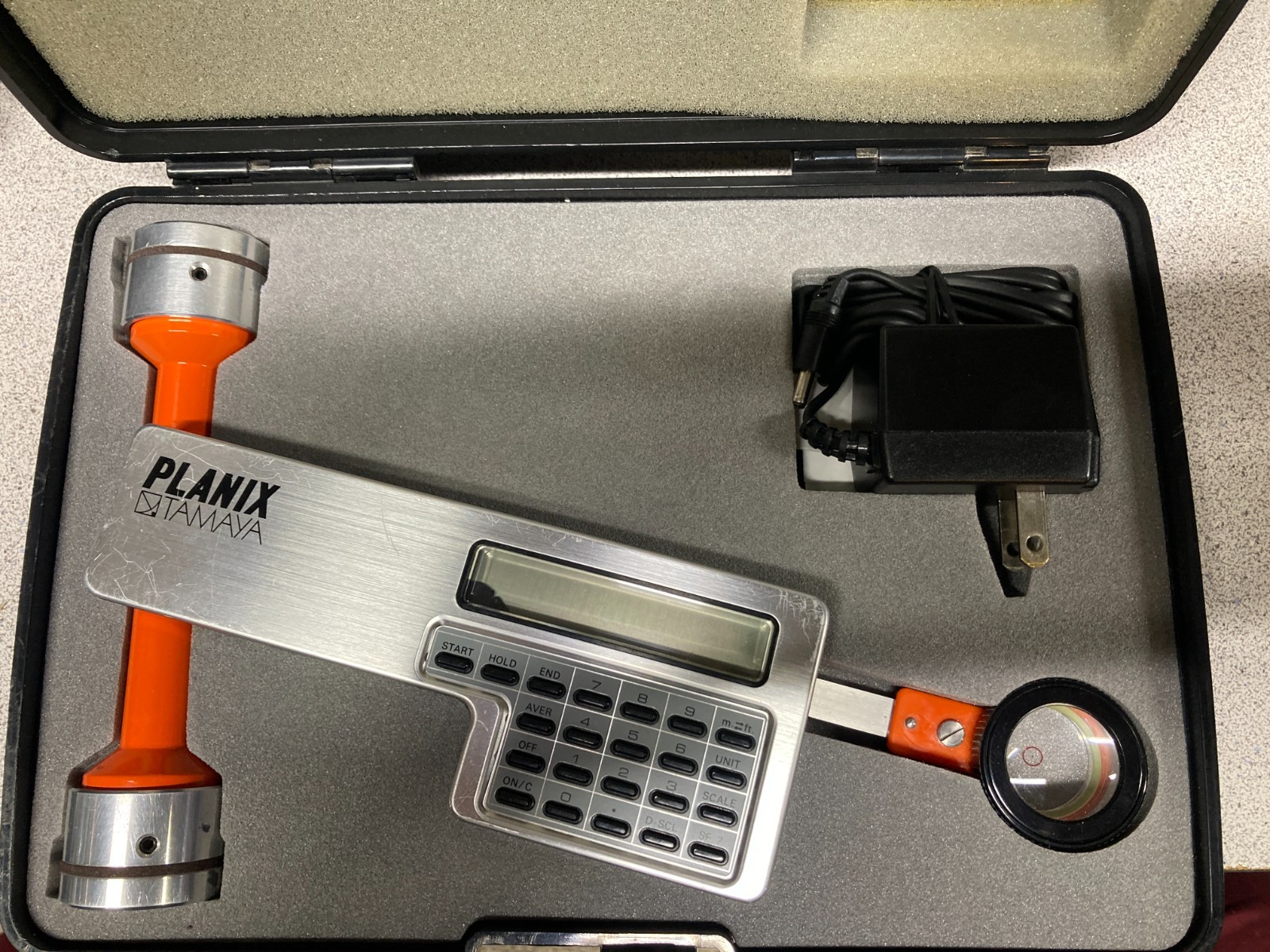 Tamaya Planix 7 Planimeter Digital Measuring Tool Case Charger Adapter manual