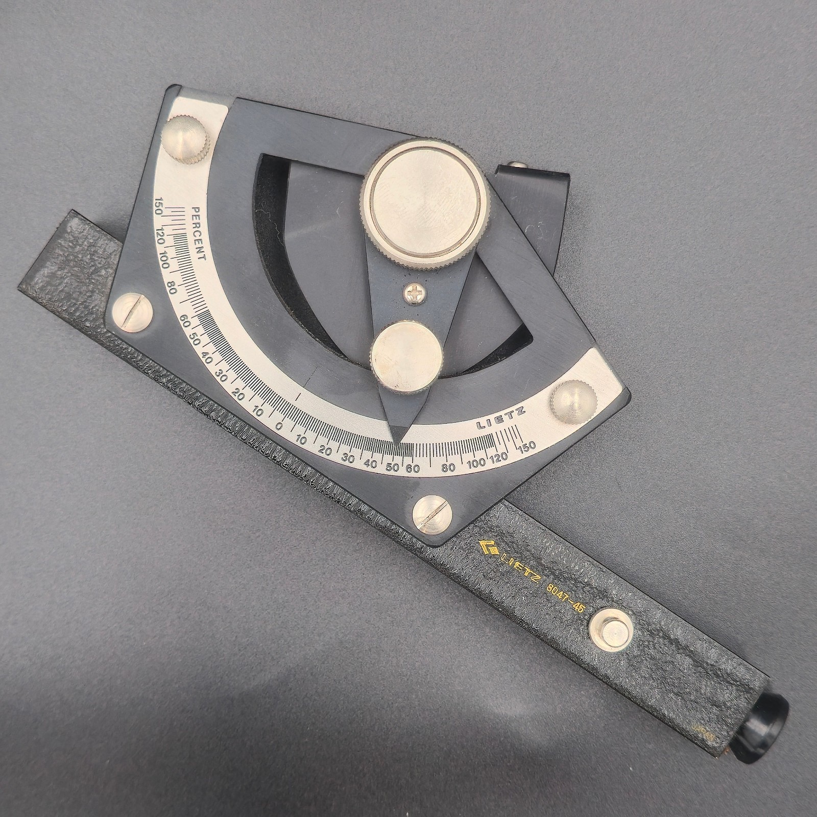Lietz 8047-45 Abney Level Clinometer Hand Level Surveying Tool w/ Case Japan