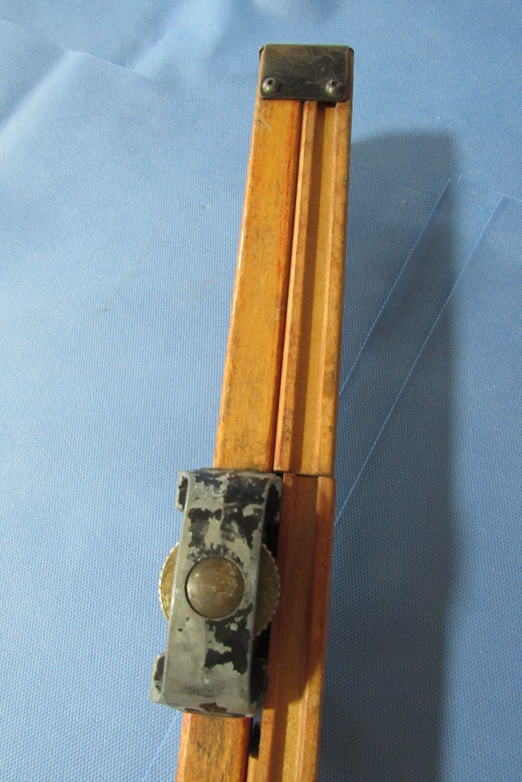 Vintage John Woods Survey Grade Rod Staff Measuring Stick 2 Slide Section 13.3′