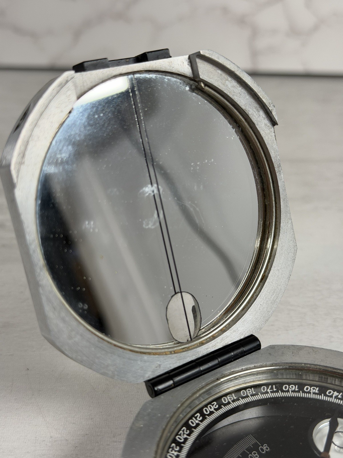 Vintage DW Bruntons Pocket Transit Compass USA Ainsworth & Sons