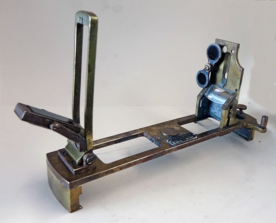 ANTIQUE BRASS ANSCHUTZ & CO KIEL 143-12 MARINE BEARING SIGHT PEILDIOPTER C-1907