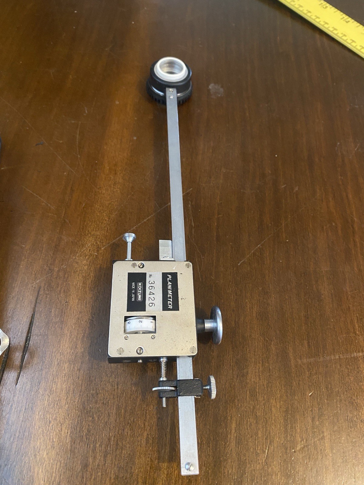 Koizumi planimeter with optical tracer zero setting polar compensation No. 36426
