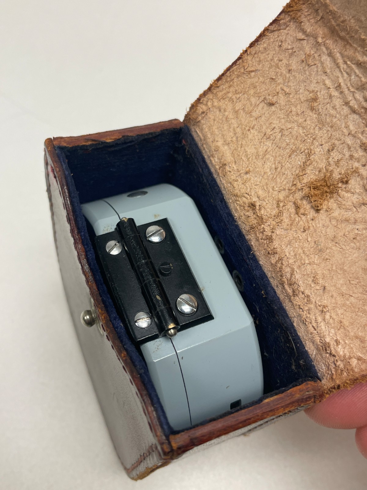 Vintage Pocket Transit Surveyor Compass With Case – Made in Japan