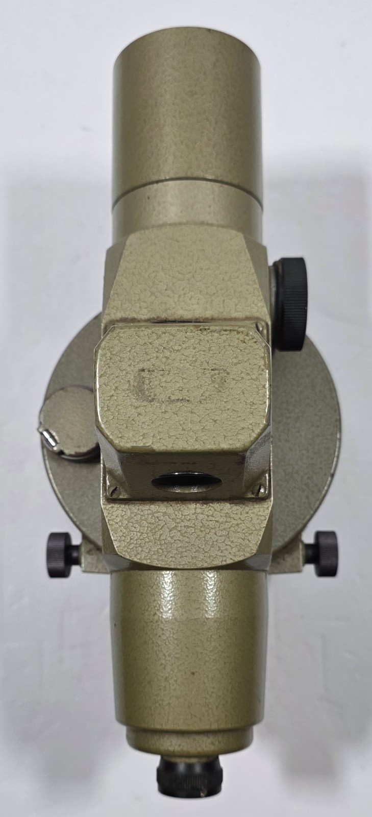 Vintage Optical Surveying Level with Tribrach Base – Mid-Century – Unknown Maker