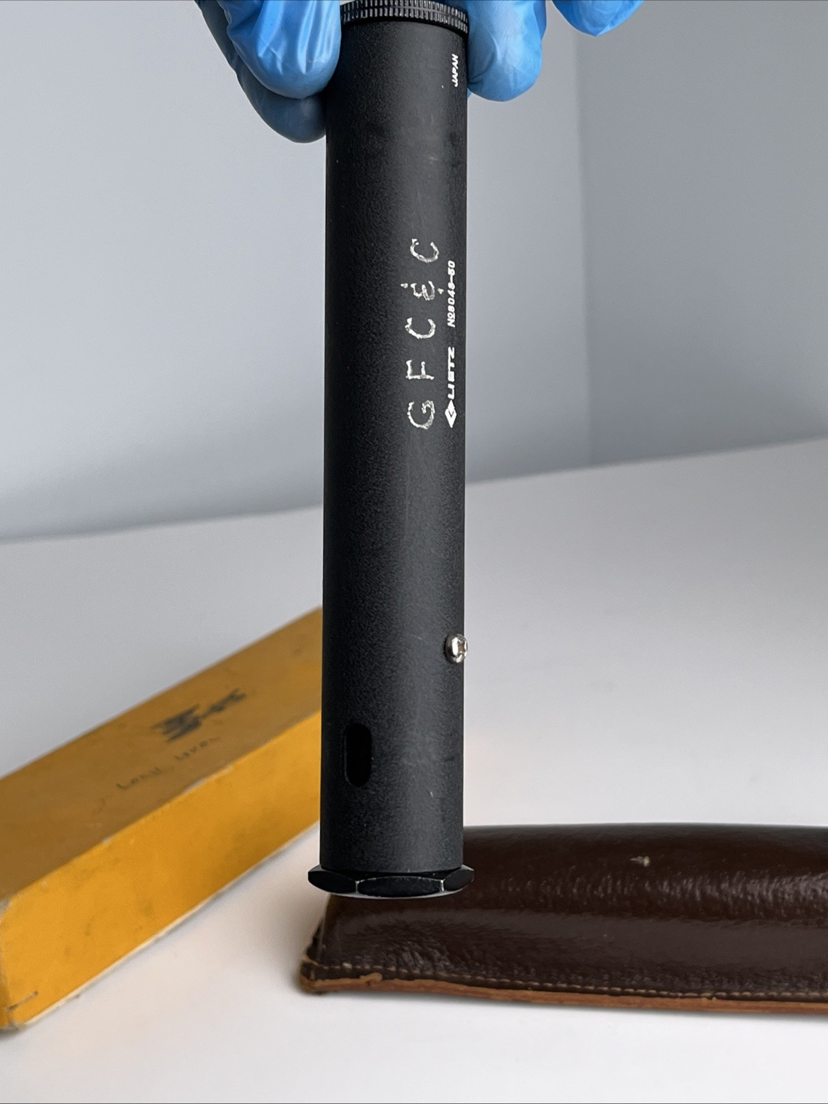 Vintage Lietz 8043-50 Hand Held Level Surveying Scope + Case & Box Made in Japan