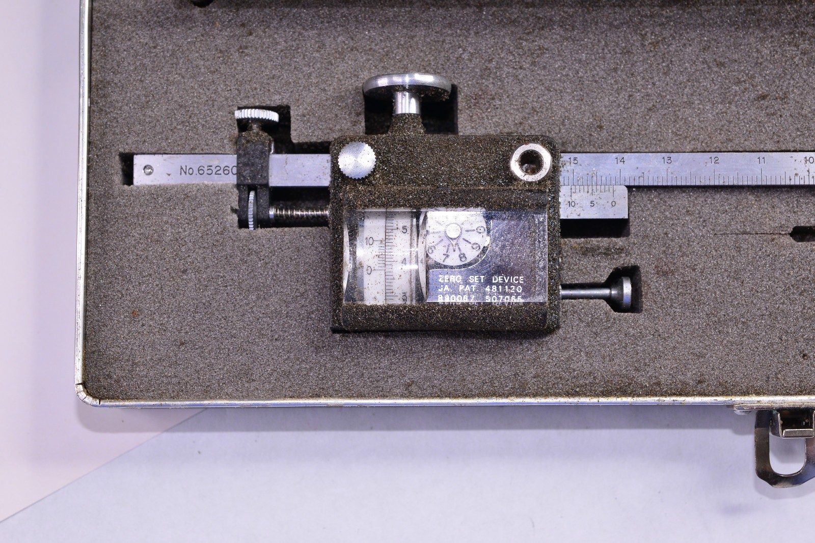 Vintage Japan Compensating Polar Planimeter Zero Setting Device #65260