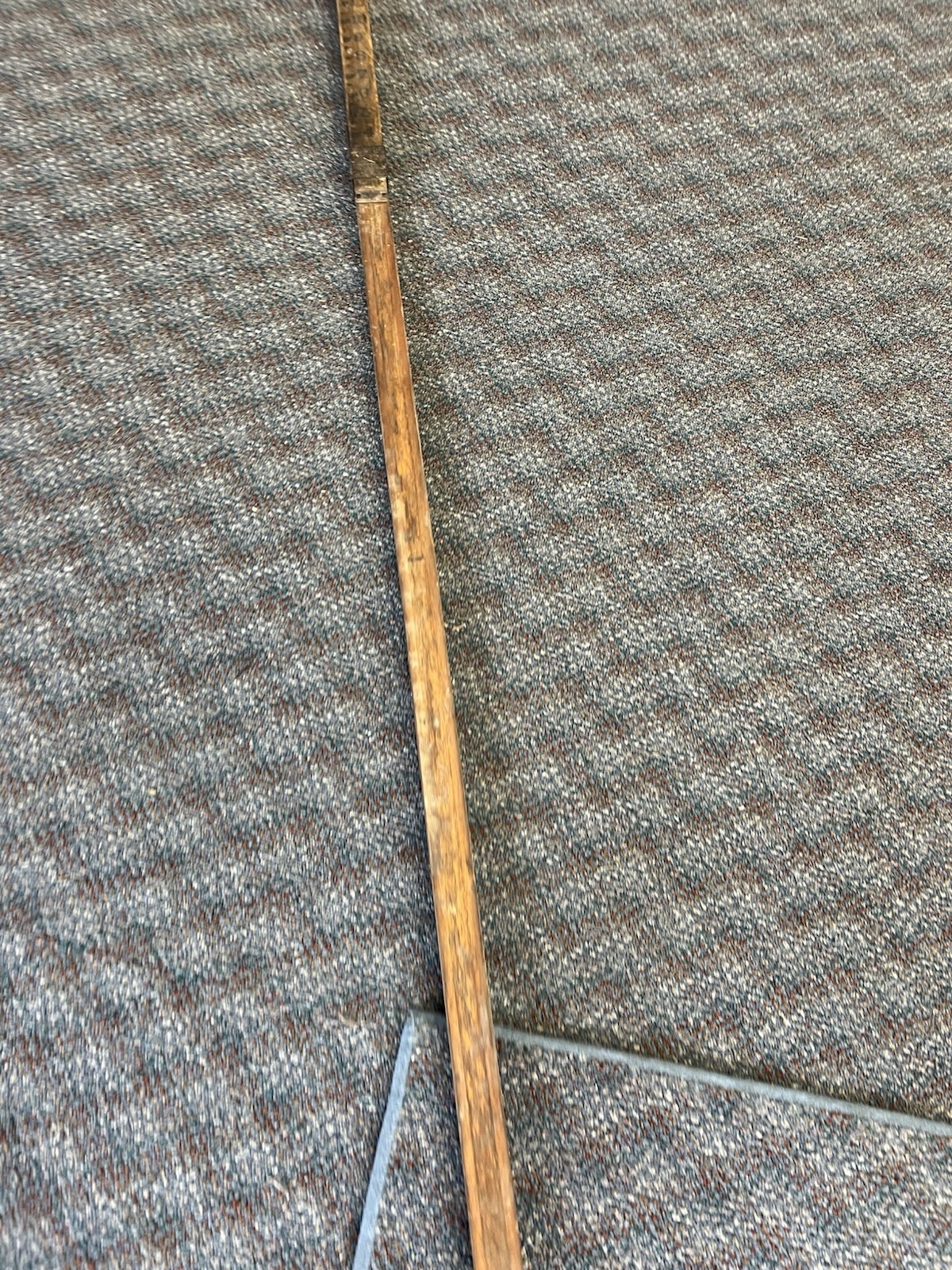 Vintage WOOD MEASURING STICK grade rod rule surveying level story pole Wall Art