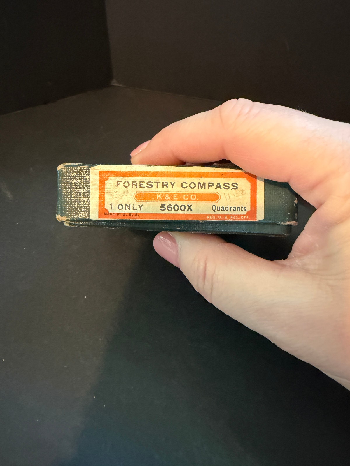Vintage Keuffel & Esser Forestry Compass 5600X w/ Case – Survey Compass Untested